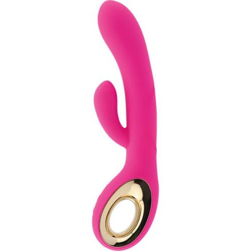 Vibrator rabbit handy two touch grip pink 1-00904040