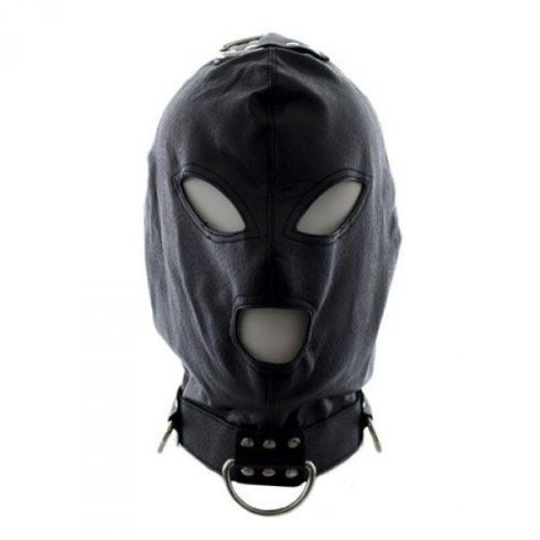 Bondage Hook Mask+Collar BLACK 1-00904321
