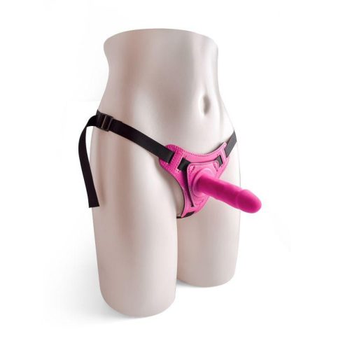 Cintura regolabile strap-on Pink con fallo realistico 1-00904481