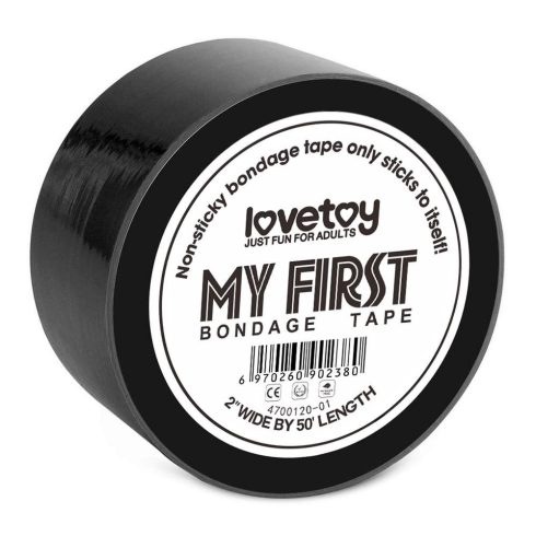 My First Non Sticky Bondage Tape Black ~ 10-4700120
