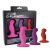 Nexus - G-Play Trio Plus Unisex Vibrator Pack S/M/L Pink Red Purple ~ 16-21988