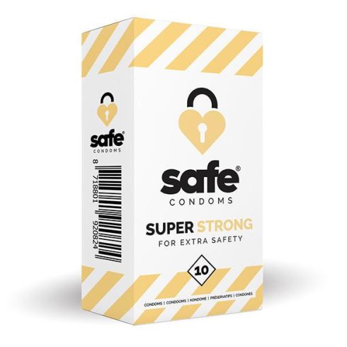 SAFE - condoms Super Strong for Extra Safety (10 pcs) ~ 16-25155