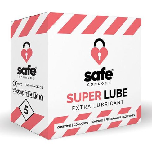 SAFE - condoms Super Lube Extra Lubricant (5 pcs) ~ 16-25666