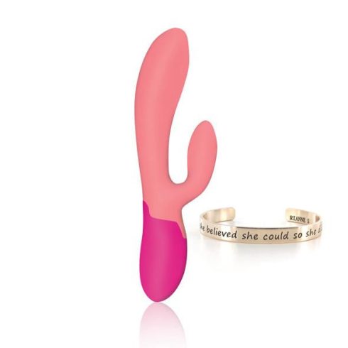 RS - Essentials - Xena Rabbit Vibrator Coral & French Rose ~ 16-26362