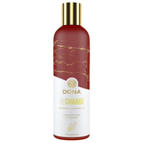 Dona - Essential Massage Oil Recharge Lemongrass & Ginger 120 ml ~ 16-27122
