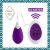 FeelzToys - Anna Vibrating Egg Remote Deep Purple ~ 16-27872