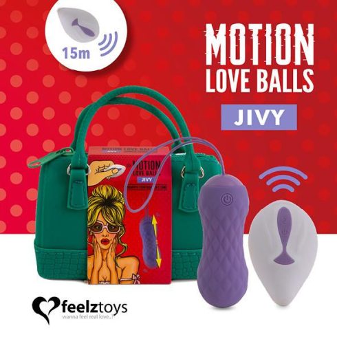 FeelzToys - Remote Controlled Motion Love Balls Jivy ~ 16-28191