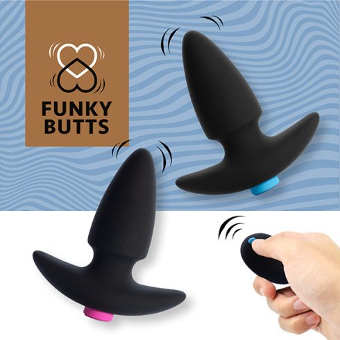 FeelzToys - FunkyButts Remote Controlled Butt Plug Set for Couples ~ 16-28192