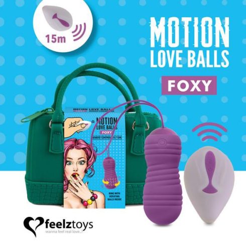 FeelzToys - Remote Controlled Motion Love Balls Foxy ~ 16-28193