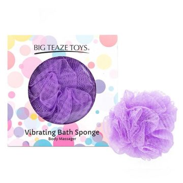 Big Teaze Toys - Bath Sponge Vibrating Purple ~ 16-29025