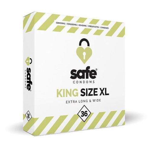 SAFE - condoms King Size XL Extra Long & Wide (36 pcs) ~ 16-29945