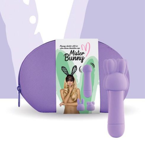 FeelzToys - Mister Bunny Massage Vibrator with 2 Caps Pink ~ 16-30578