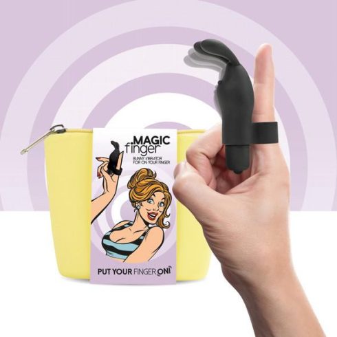 FeelzToys - Magic Finger Vibrator Black ~ 16-30952
