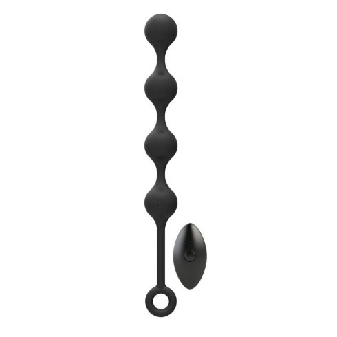 Nexus - Quattro Remote Control Vibrating Pleasure Beads Black ~ 16-31240