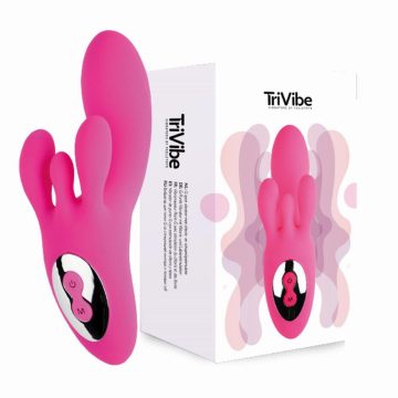   FeelzToys - TriVibe G-Spot Vibrator with Clitoral & Labia Stimulation Pink ~ 16-31509