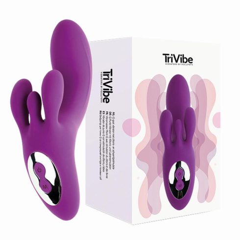 FeelzToys - TriVibe G-Spot Vibrator with Clitoral & Labia Stimulation Purple ~ 16-31510