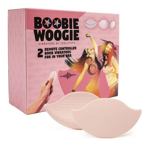 FeelzToys - Boobie Woogie Remote Controlled Boob Vibrators (2 pcs) ~ 16-31605