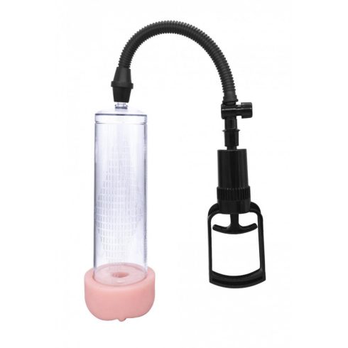 Power Escorts –Power Pump Juicy – Penis Pump – With Improved Exchangeable Pussy – Black/Transparant -20-BR119