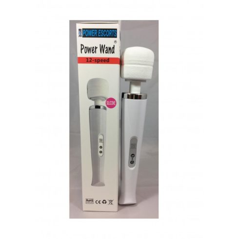 Powerwand  white eu plug big size wand massager ~ 20-BR16-WIRED-WHITE