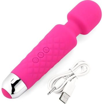   Iwand bodywand massager rechargeable pink silicone 20-BR20-PINK