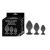 Screw 03 - 3-Pack Silicone Plugs Black ~ 20-BR254-BLACK