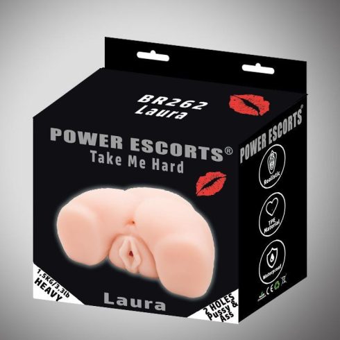 Take Me Hard Laura-Pussy & Ass Masturbator 1,55kg Flesh ~ 20-BR262