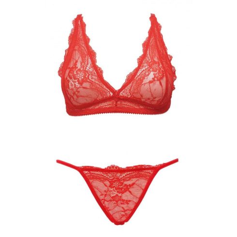 Ouno-Sexy Lingerie Set 2 parts-L/XL-Red ~ 20-J5295RED-L-XL