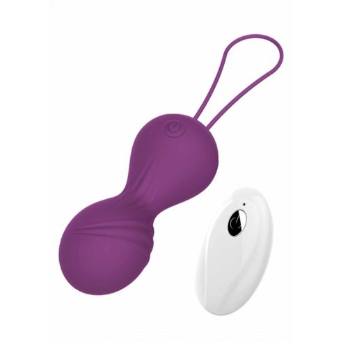 Vibrating Silicone Kegel Balls Purple 22-00038