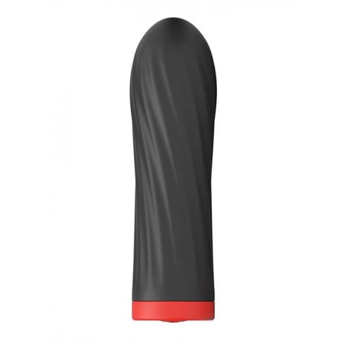 Rechargeable Silicone Touch Vibrator USB 10 Functions -  Black 22-00044