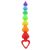 Rainbow Heart Beads ~ 30-10276-X-RAINBOW