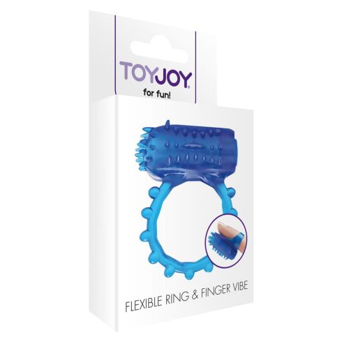 FLEX RING AND FINGER VIBE BLUE ~ 30-10309-X-BLUE