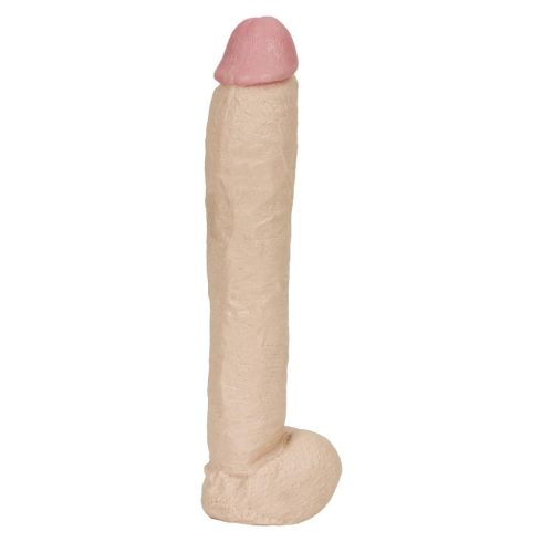 NATURAL 12 INCH DONG WITH BALLS 30-15903-X-SKIN