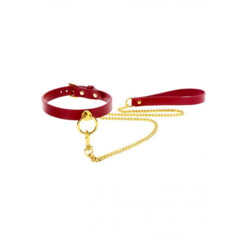 O-Ring Collar and Chain Leash ~ 30-17157-X-RED