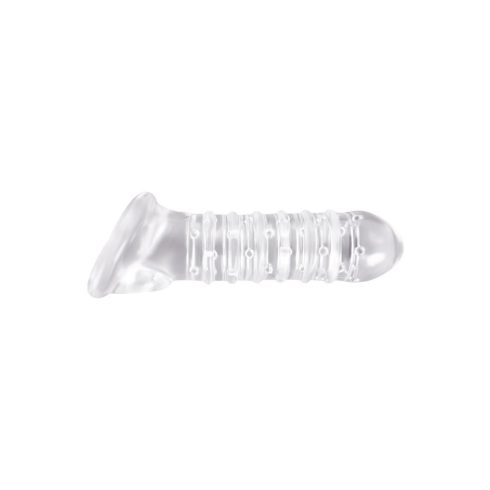 RIBBED EXTENSION CLEAR ~ 30-18367-X-TRANSPA