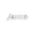 RIBBED EXTENSION CLEAR ~ 30-18367-X-TRANSPA