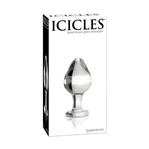 ICICLES NO 25 - HAND BLOWN MASSAGER ~ 30-21085-X-TRANSPA