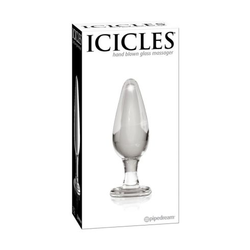 ICICLES NO 26 - HAND BLOWN MASSAGER ~ 30-21086-X-TRANSPA