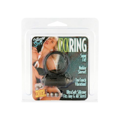 MINI VIBRATING COCKRING BLACK 30-25069-X-BLACK