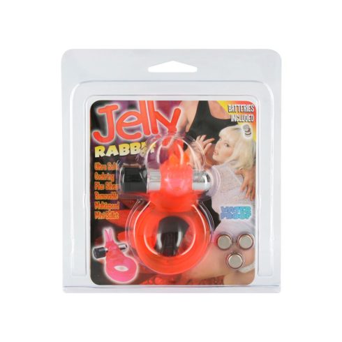 JELLY RABBIT COCKRING VIBRO 30-25100-X-RED