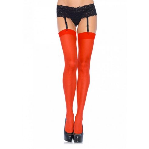 Plus Size Sheer Stockings ~ 30-85003-PLUS-RED