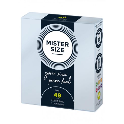 MISTER SIZE 49mm condoms 3pcs ~ 30-97111-X-509