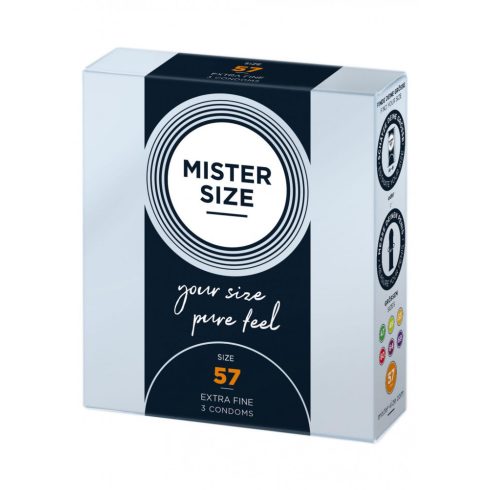 MISTER SIZE 57mm condoms 3pcs ~ 30-97113-X-509