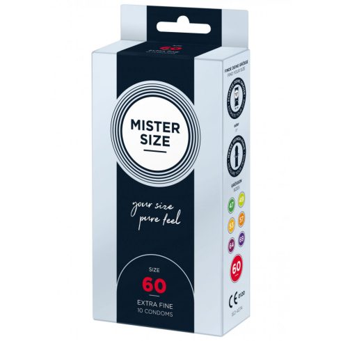 MISTER SIZE 60mm condoms 10pcs ~ 30-97124-X-509