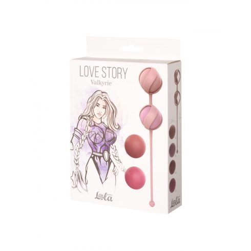 Vaginal Balls Set for Easy and Medium Level Love Story Valkyrie Pink 3013-01lola