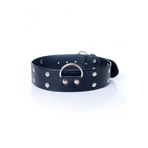 Fetish Collar leather with studs 4 cm 33-00098
