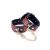 Fetish Boss Series Handcuffs with cristals 3 cm Red Line 33-00109