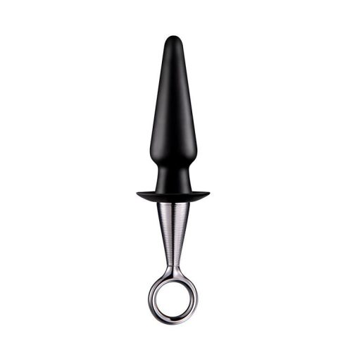MENZSTUFF ANAL PLUG WITH PLATED HANDLE ~ 35-21607