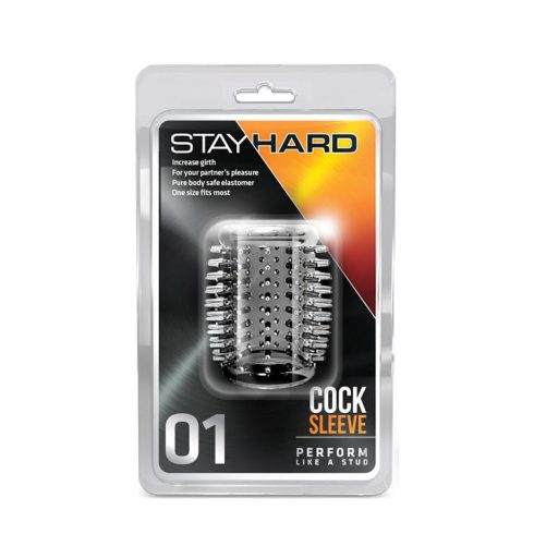STAY HARD COCK SLEEVE 01 CLEAR 35-330217
