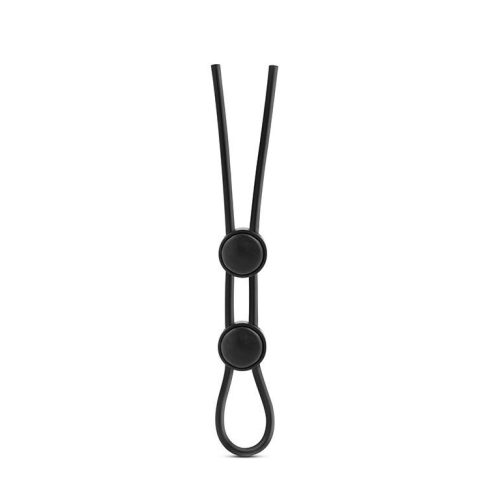 STAY HARD DOUBLE LOOP COCK RING BLACK ~ 35-331085