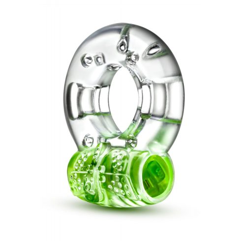 PLAY WITH ME AROUSER VIBRATING C-RING GREEN ~ 35-331767